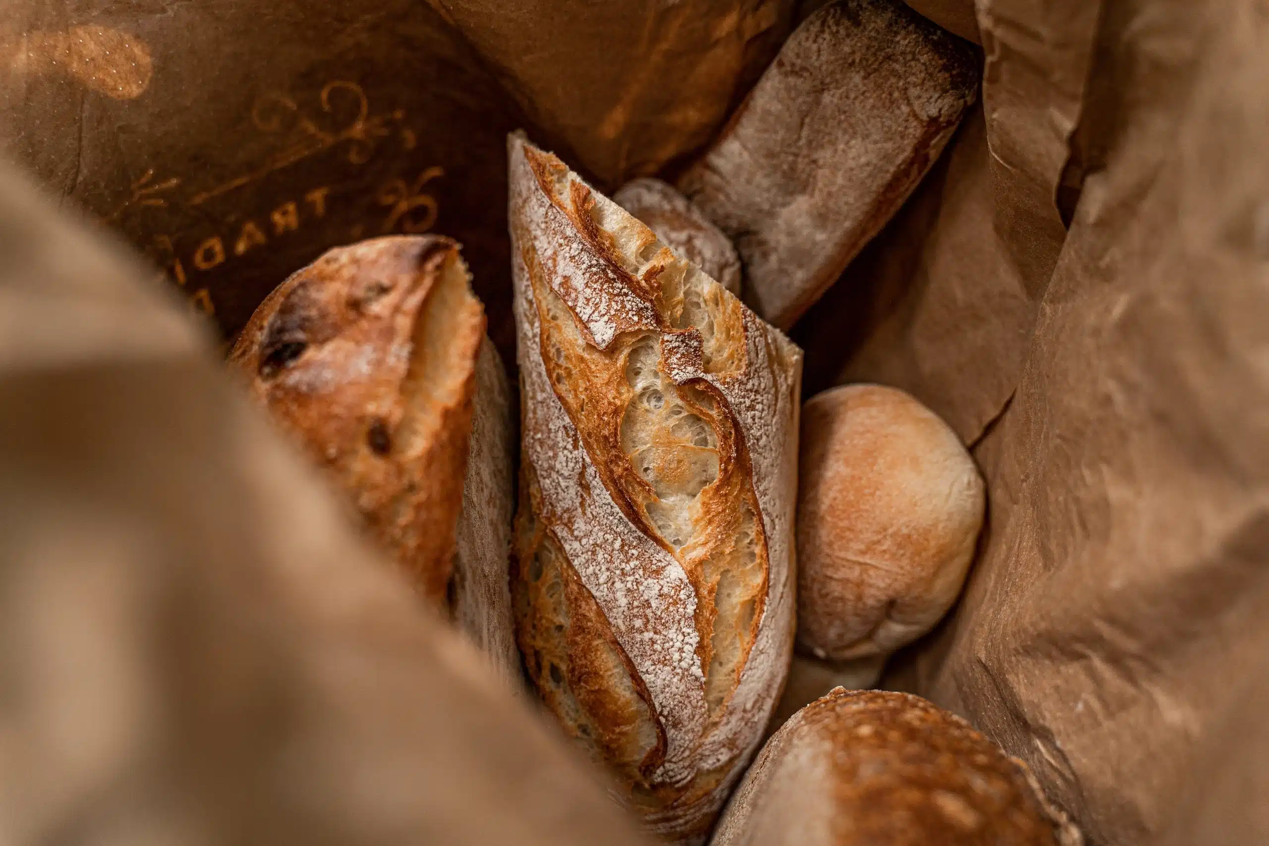Französisches Brot und Baguette